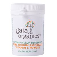 Gaia Organics Buffered Sodium Ascorbate Vitamin C powder 100g